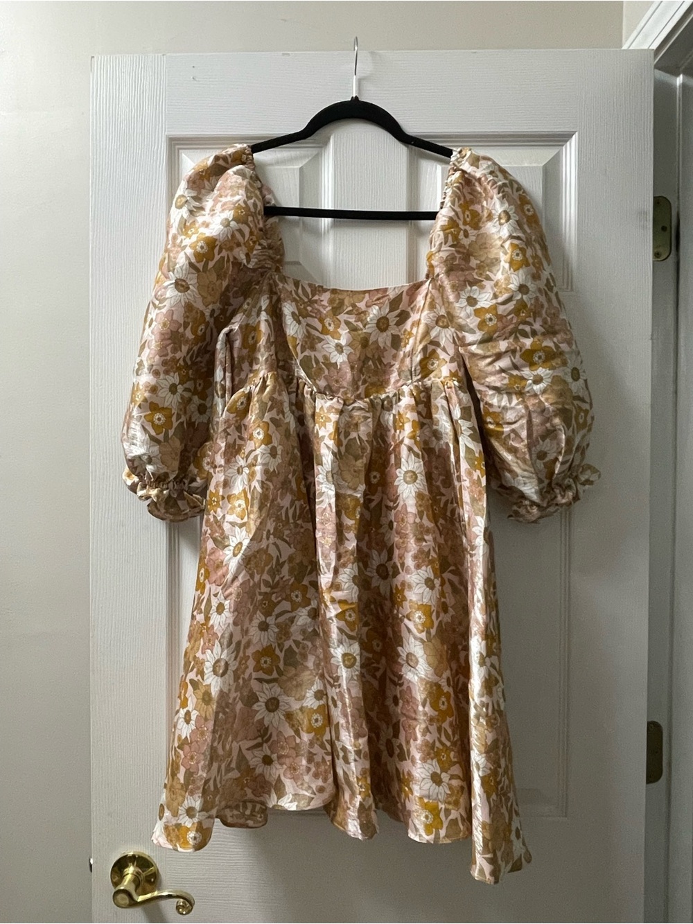 Anna Grace Blush Pink Silky Dress Top